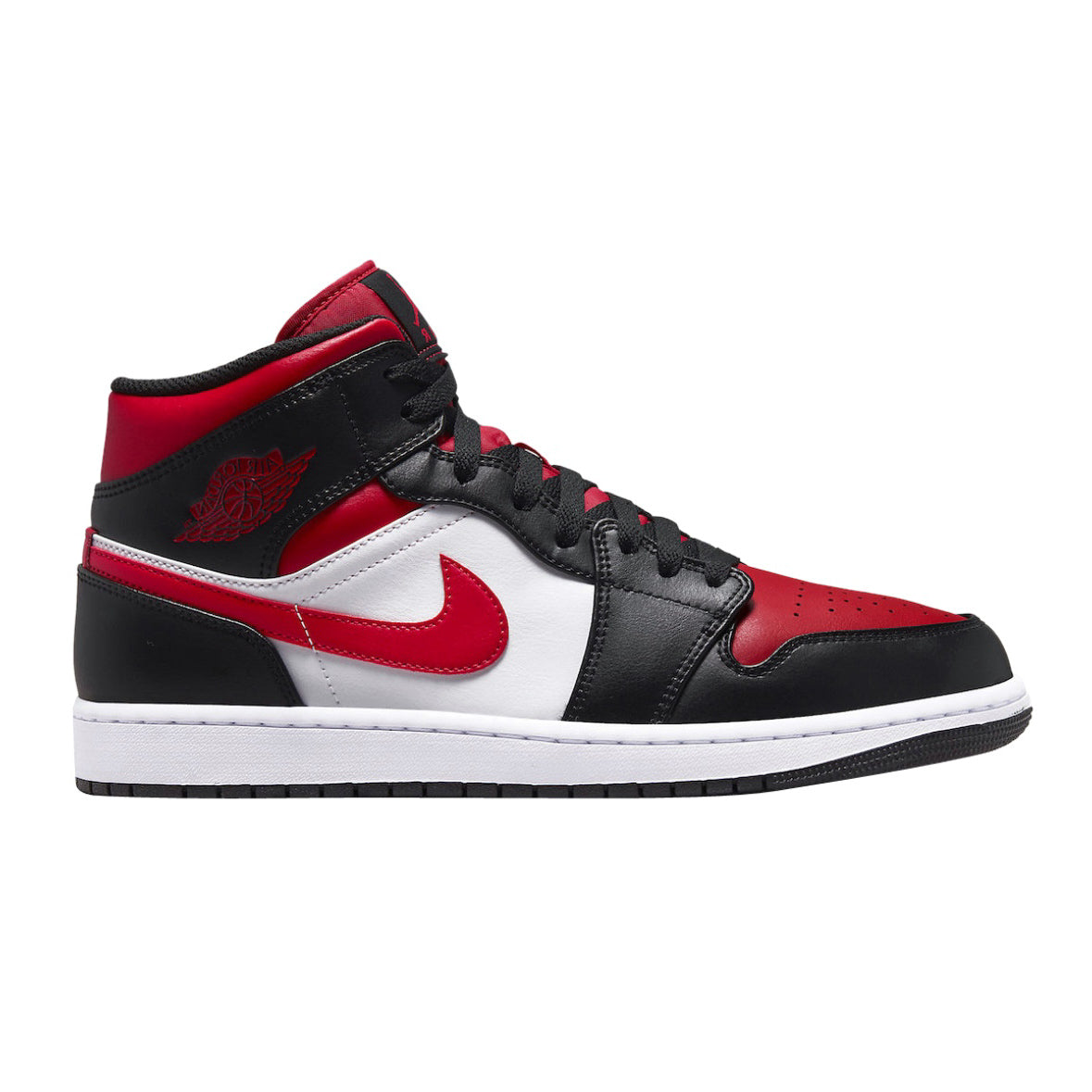 Jordan 1 Mid “Black Fire Red”