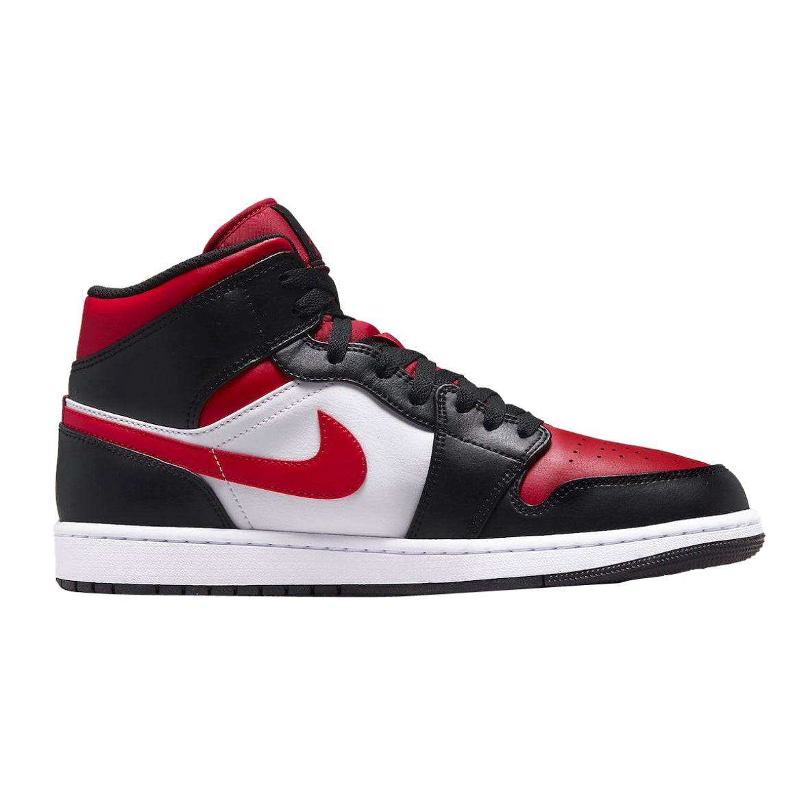 Jordan 1 Mid “Black Fire Red”