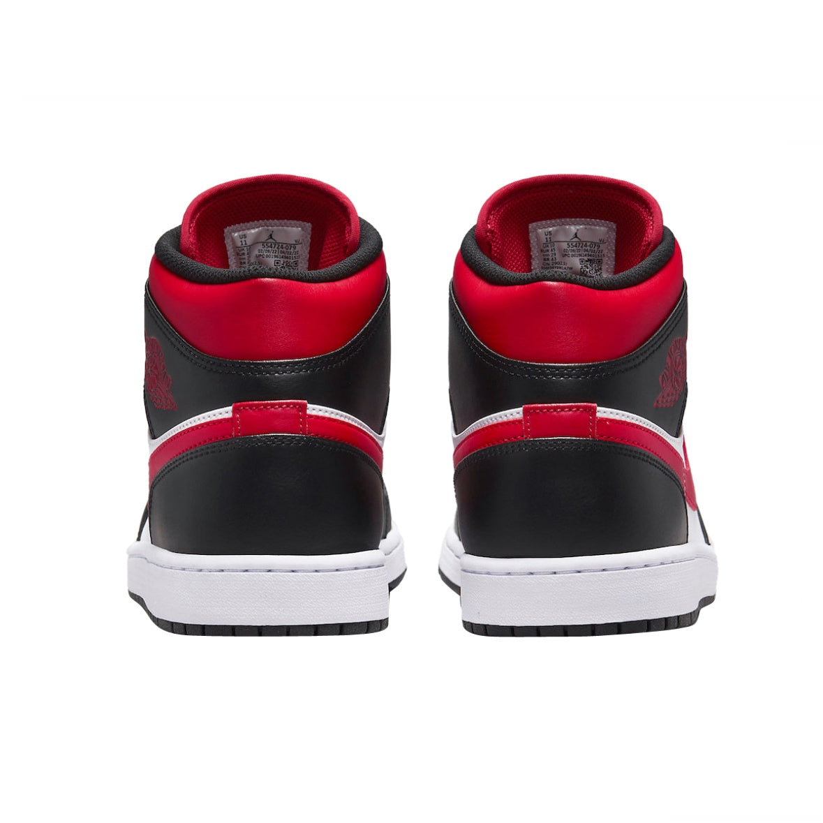Jordan 1 Mid “Black Fire Red”