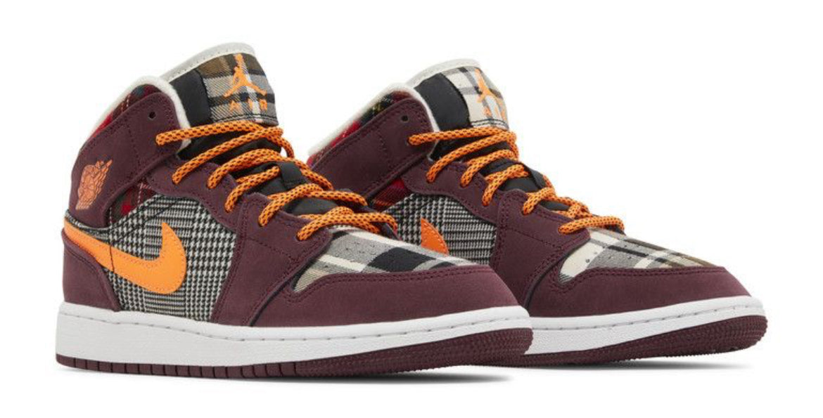 Jordan 1 Mid “Plaid”