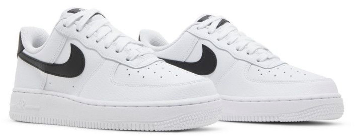 Air Force 1 Low White Swoosh Black