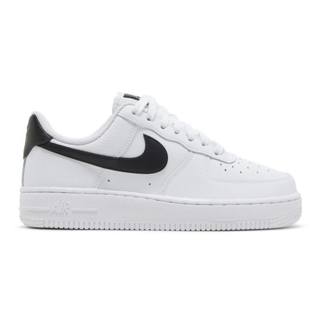 Air Force 1 Low White Swoosh Black
